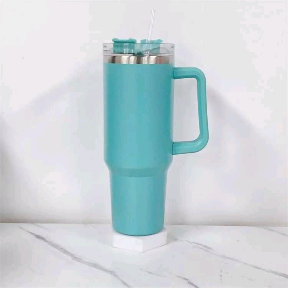 40oz. Stainless Steel Aqua Tumbler